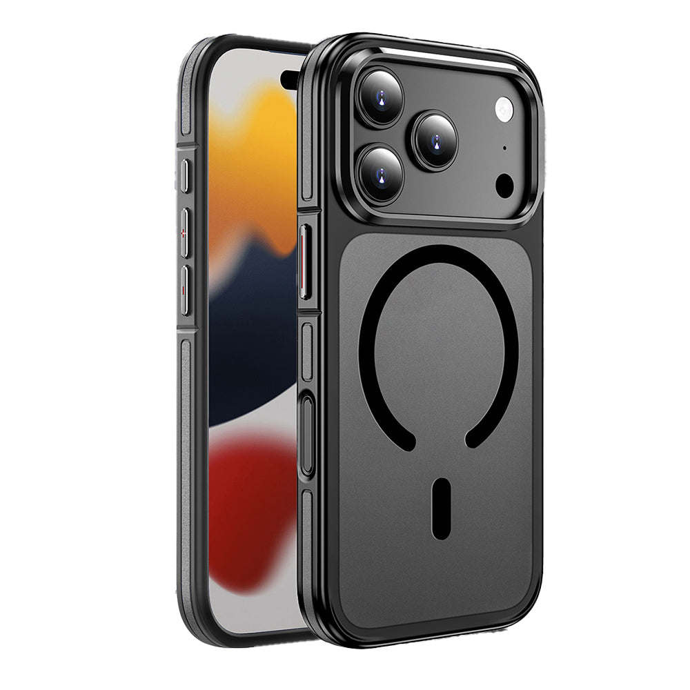 iPhone 17 Pro Max Kılıf M-safe Şarj Özellikli Mat Görünümlü Wlons Vevo Kılıf