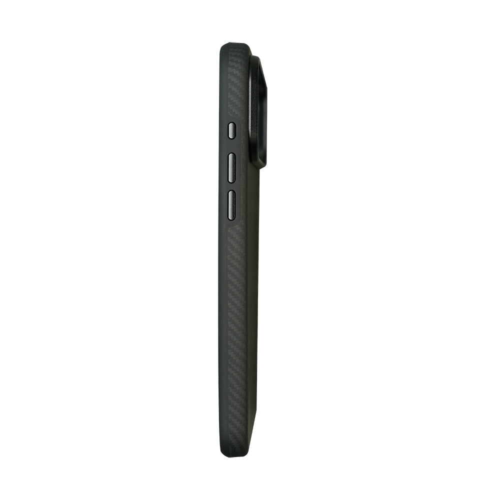 iPhone 17 Pro Max Kılıf M-safe Şarj Özellikli Mohseven 600D Aramid Fiber Kılıf