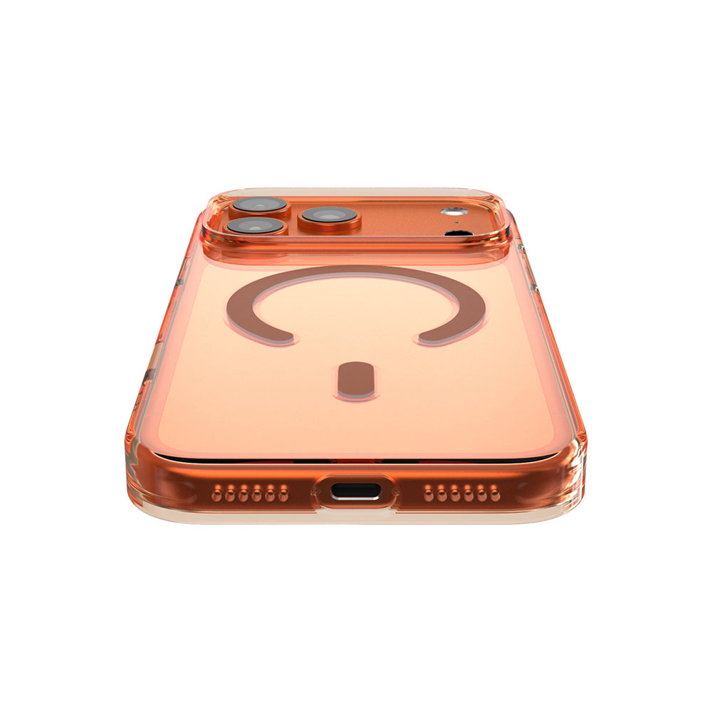 iPhone 17 Pro Max Kılıf M-safe Şarj Özellikli O-Ring Şeffaf Kajsa Trans Shield Serisi Kılıf