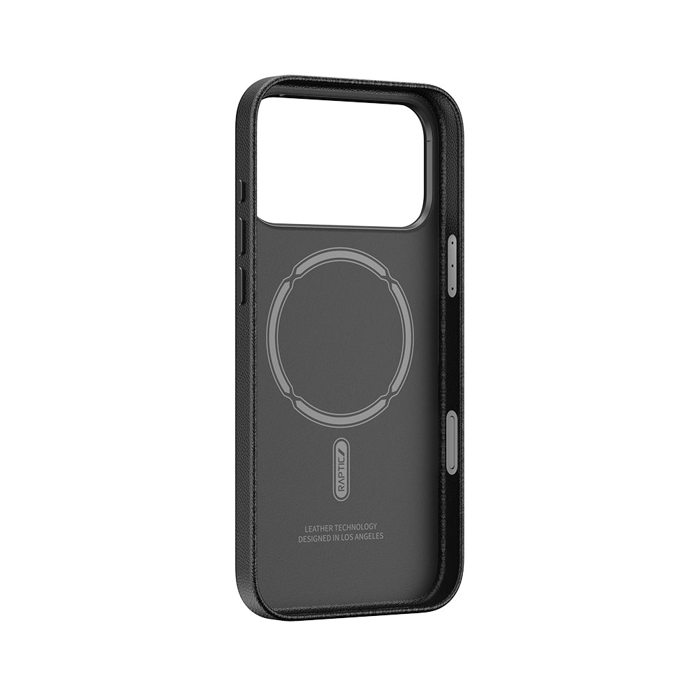 iPhone 17 Pro Max Kılıf M-Safe Şarj Özellikli Polimerik Deri Raptic Urban Nano Kılıf