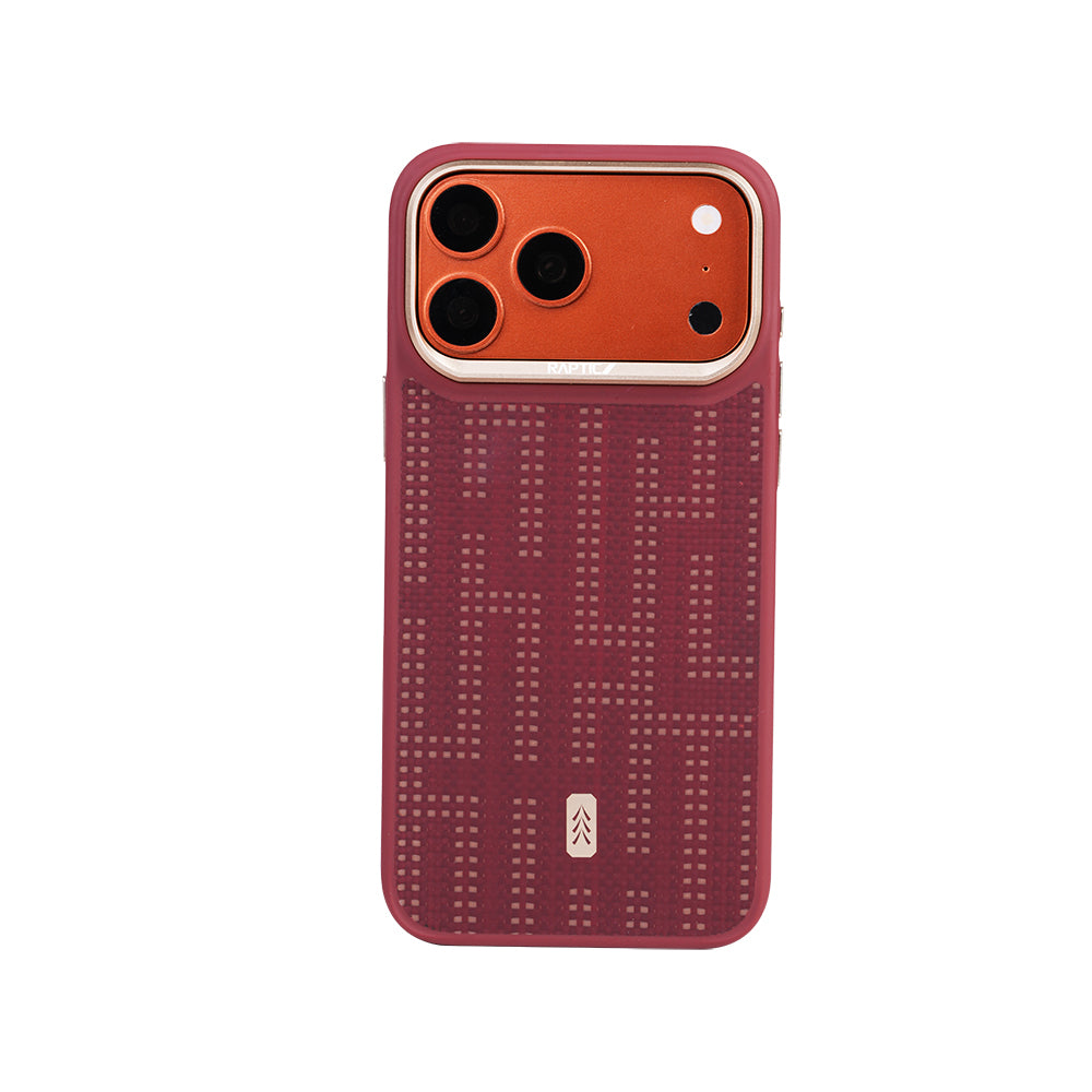 iPhone 17 Pro Max Kılıf M-safe Şarj Özellikli Raptic Aramid Dual Grid Serisi Karbon Kılıf