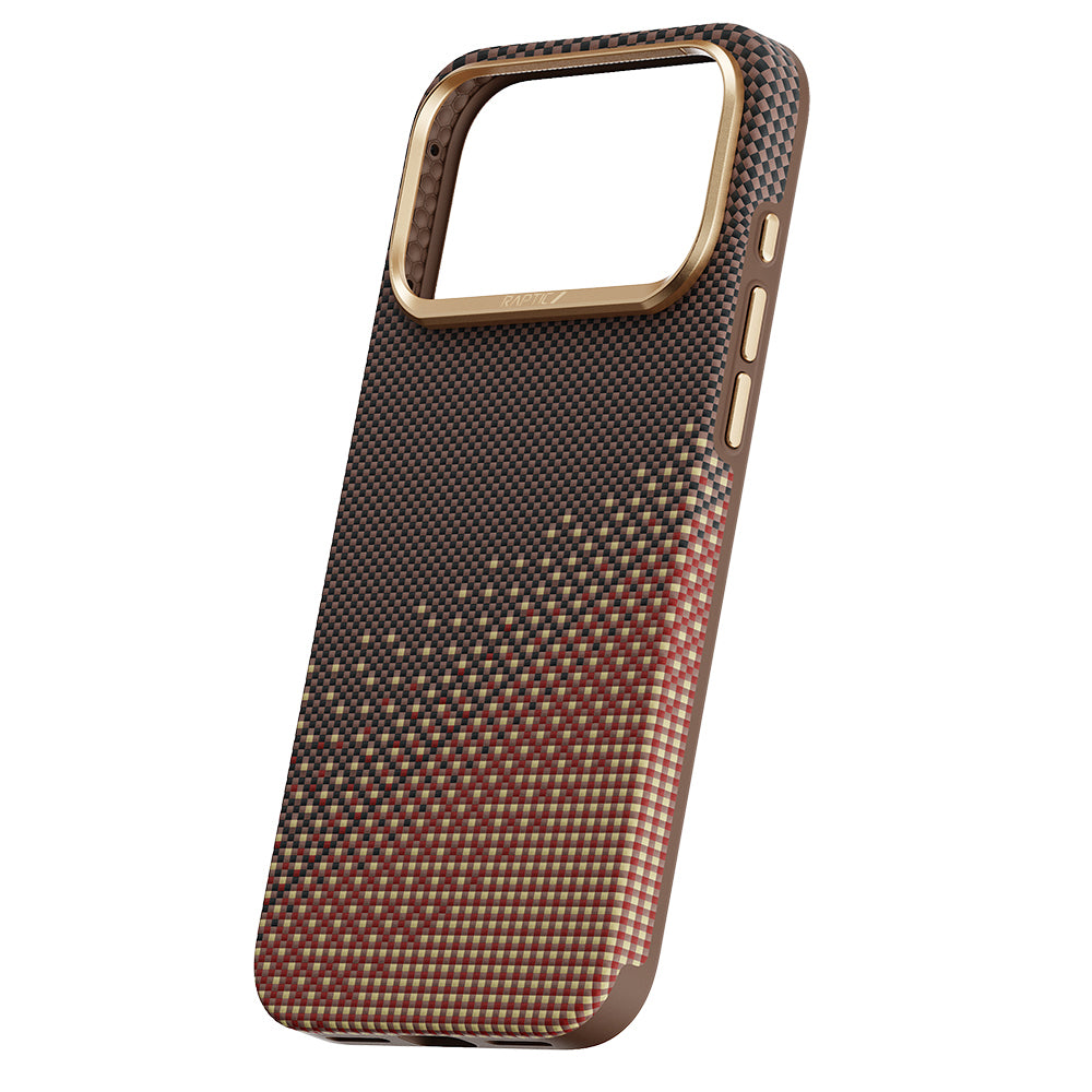 iPhone 17 Pro Max Kılıf M-safe Şarj Özellikli Raptic Aramid Dual Ultra Serenity Serisi Karbon Kılıf