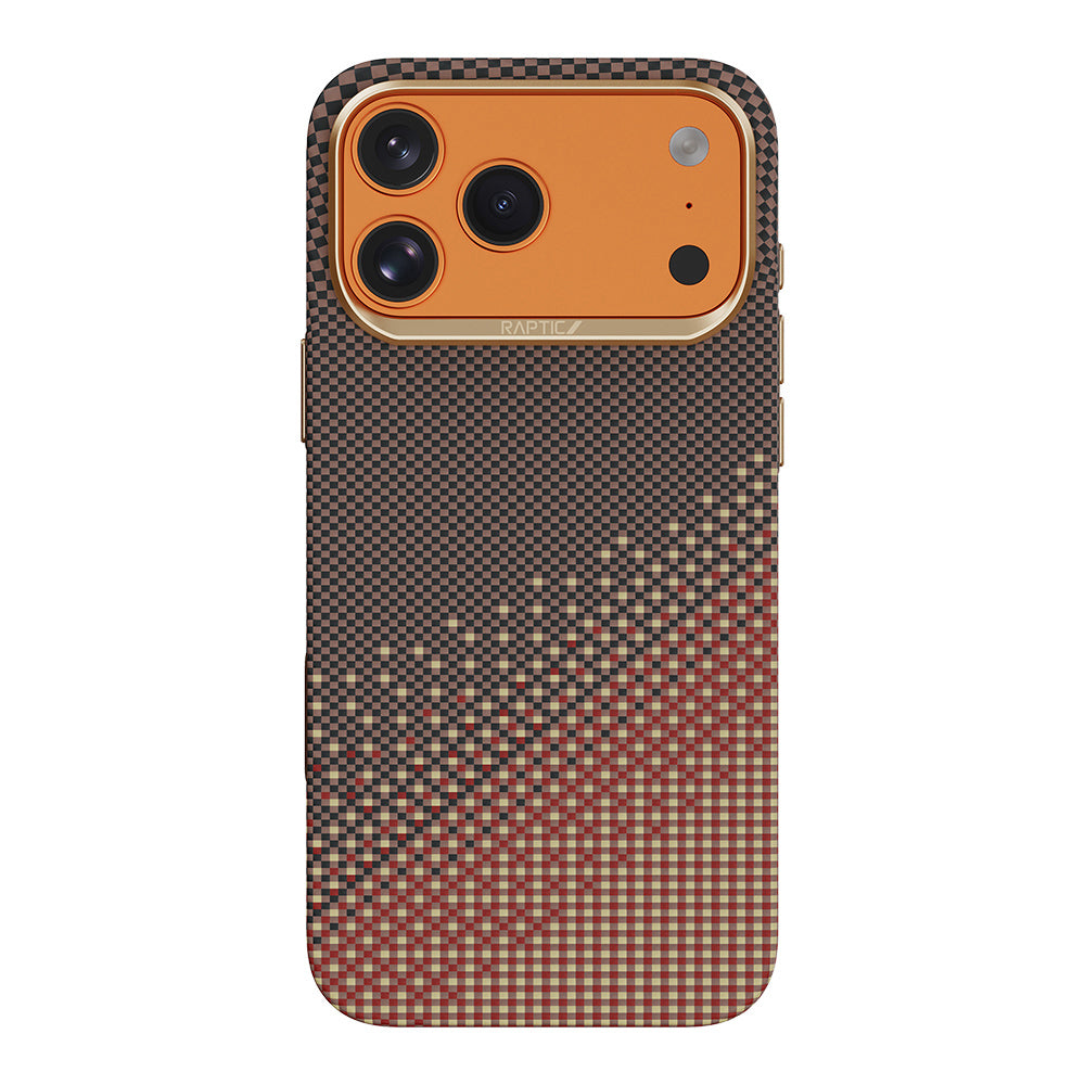 iPhone 17 Pro Max Kılıf M-safe Şarj Özellikli Raptic Aramid Dual Ultra Serenity Serisi Karbon Kılıf