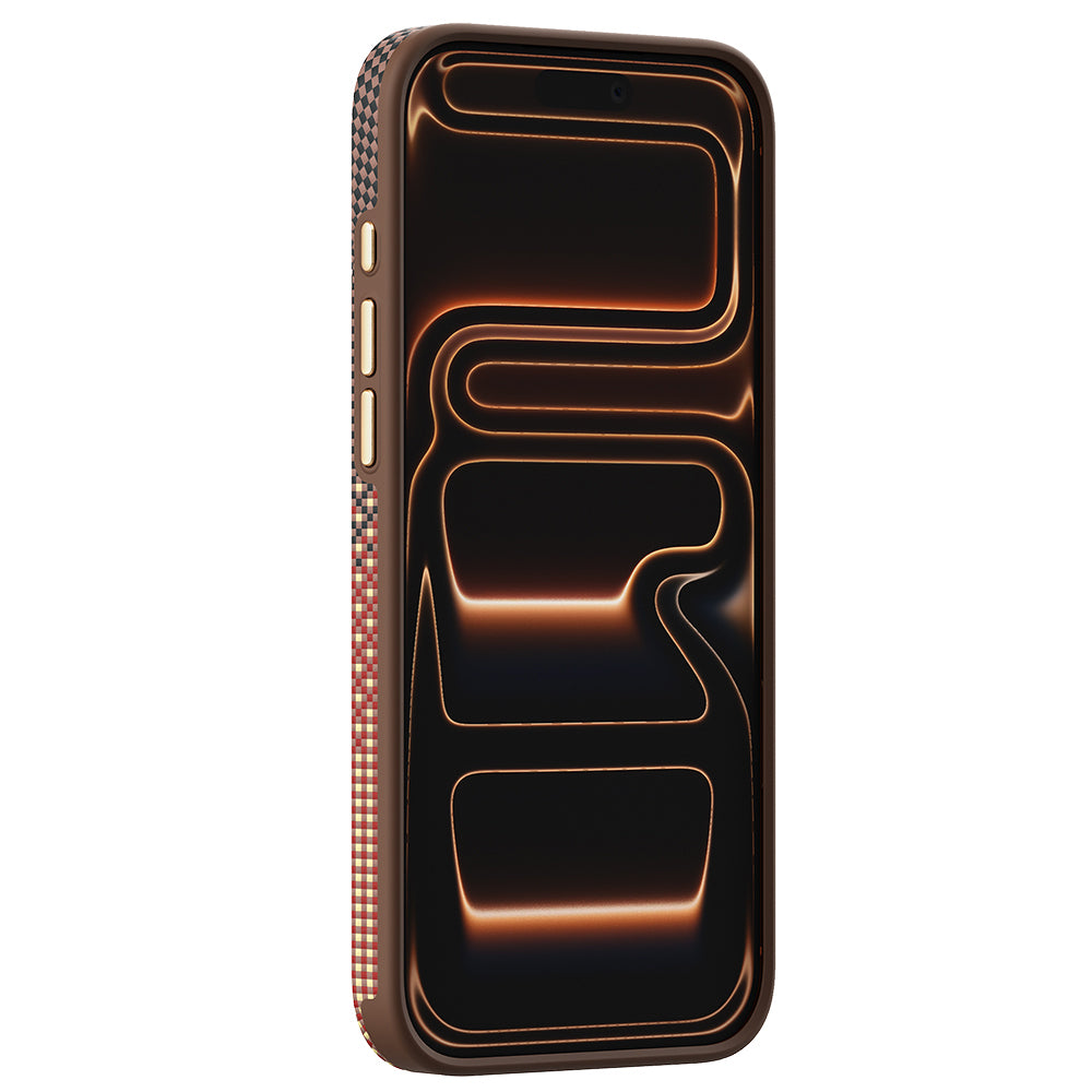 iPhone 17 Pro Max Kılıf M-safe Şarj Özellikli Raptic Aramid Dual Ultra Serenity Serisi Karbon Kılıf