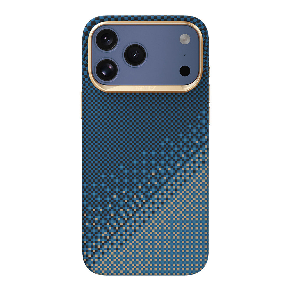 iPhone 17 Pro Max Kılıf M-safe Şarj Özellikli Raptic Aramid Dual Ultra Serenity Serisi Karbon Kılıf