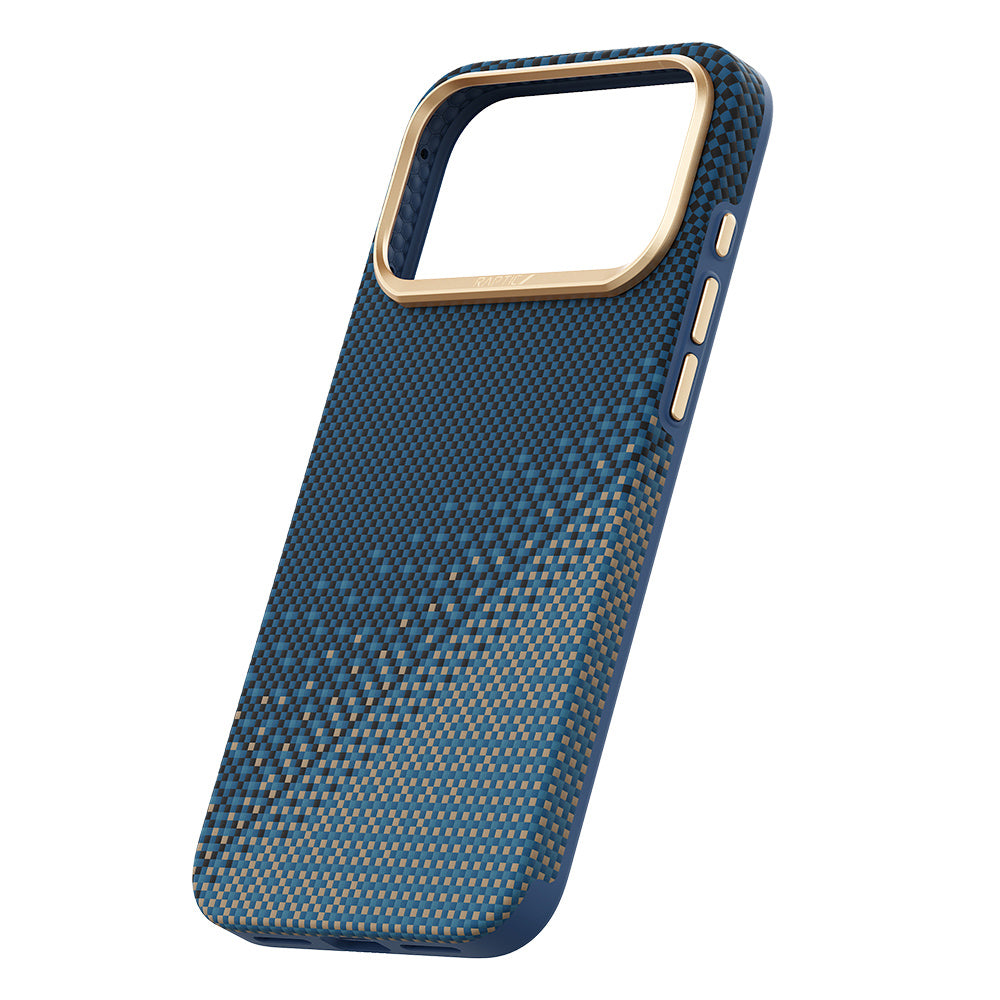 iPhone 17 Pro Max Kılıf M-safe Şarj Özellikli Raptic Aramid Dual Ultra Serenity Serisi Karbon Kılıf