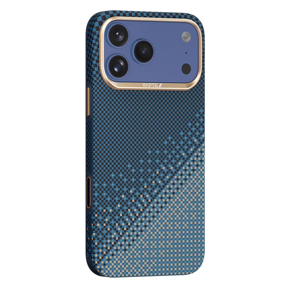 iPhone 17 Pro Max Kılıf M-safe Şarj Özellikli Raptic Aramid Dual Ultra Serenity Serisi Karbon Kılıf