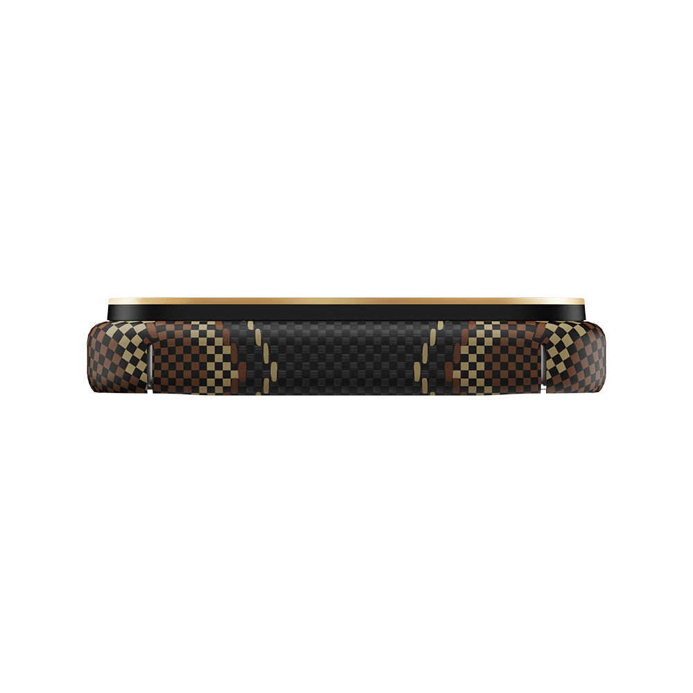 iPhone 17 Pro Max Kılıf M-safe Şarj Özellikli Raptic Aramid Skin Scepter Serisi Karbon Kılıf