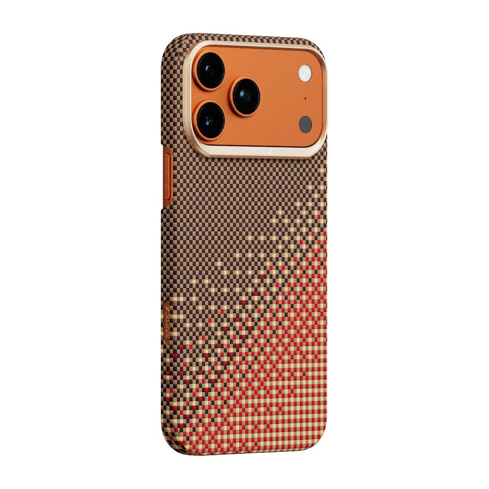 iPhone 17 Pro Max Kılıf M-safe Şarj Özellikli Raptic Aramid Skin Serenity Serisi Karbon Kılıf