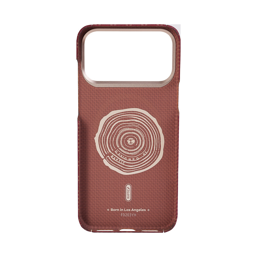 iPhone 17 Pro Max Kılıf M-safe Şarj Özellikli Raptic Aramid Skin Serisi Karbon Kılıf