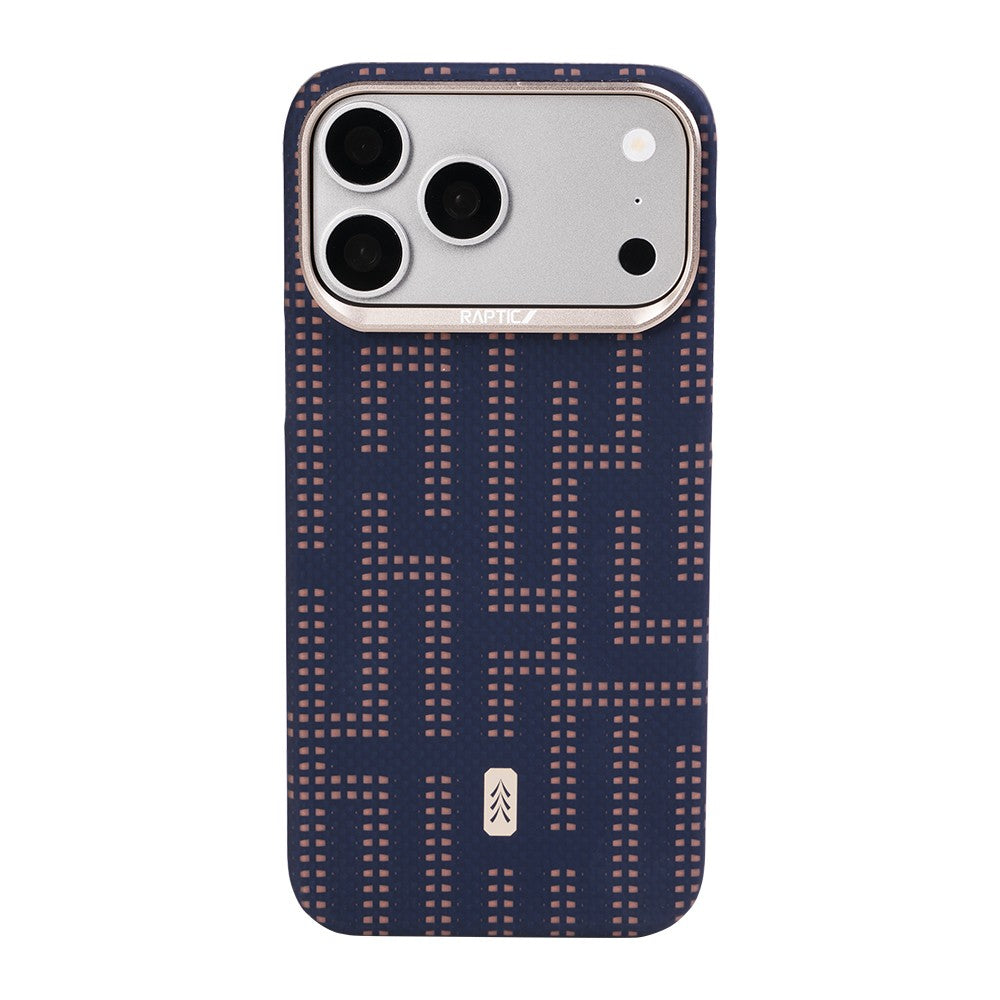 iPhone 17 Pro Max Kılıf M-safe Şarj Özellikli Raptic Aramid Skin Serisi Karbon Kılıf