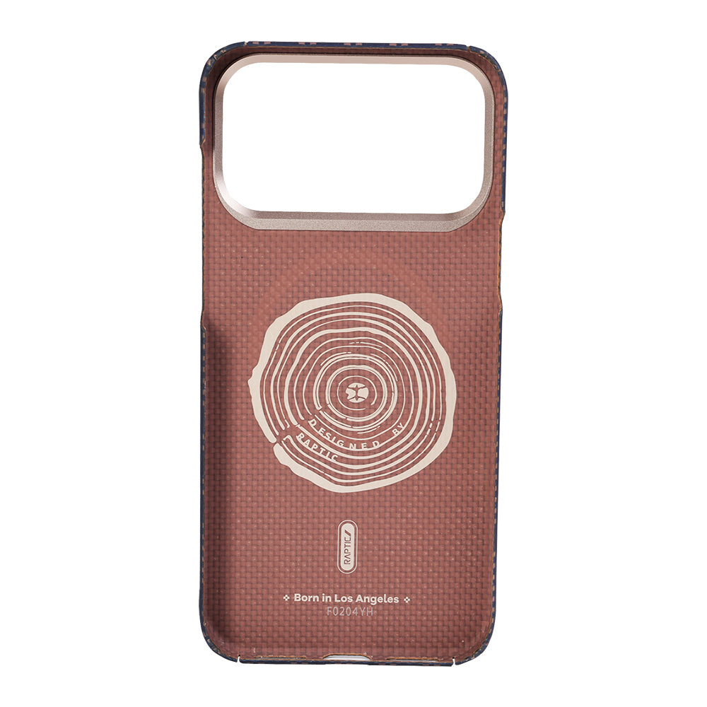 iPhone 17 Pro Max Kılıf M-safe Şarj Özellikli Raptic Aramid Skin Serisi Karbon Kılıf
