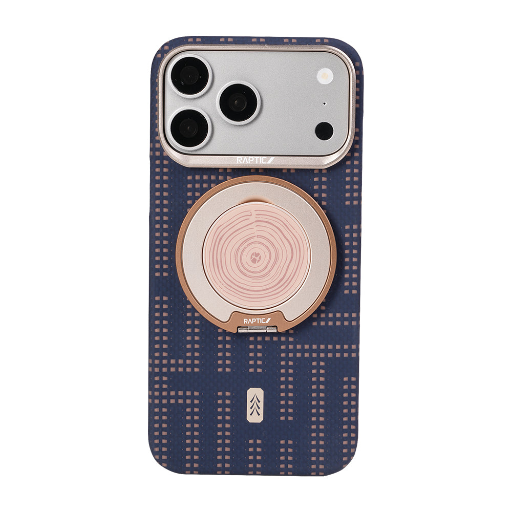 iPhone 17 Pro Max Kılıf M-safe Şarj Özellikli Raptic Aramid Skin Serisi Karbon Kılıf