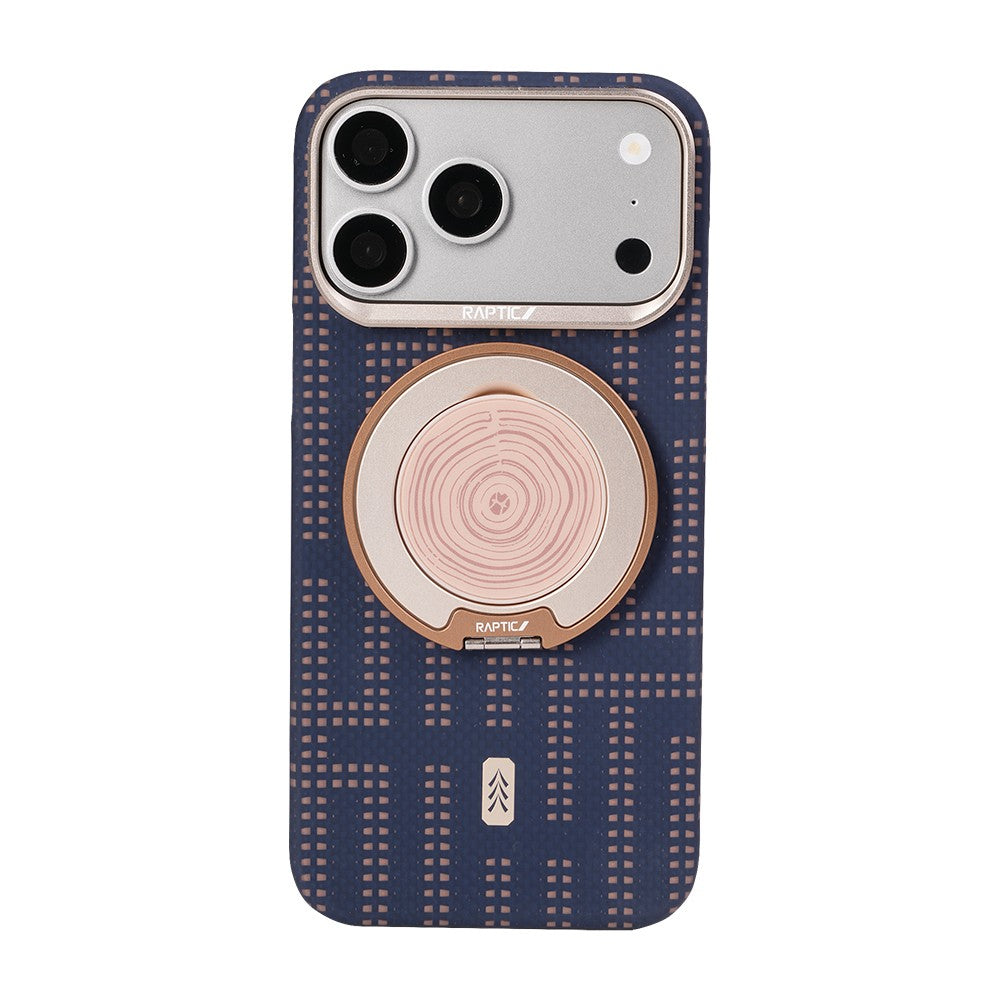 iPhone 17 Pro Max Kılıf M-safe Şarj Özellikli Raptic Aramid Skin Serisi Karbon Kılıf