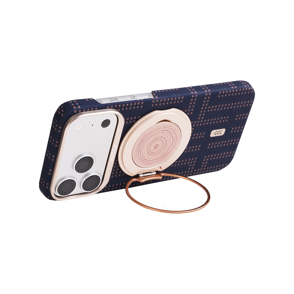 iPhone 17 Pro Max Kılıf M-safe Şarj Özellikli Raptic Aramid Skin Serisi Karbon Kılıf