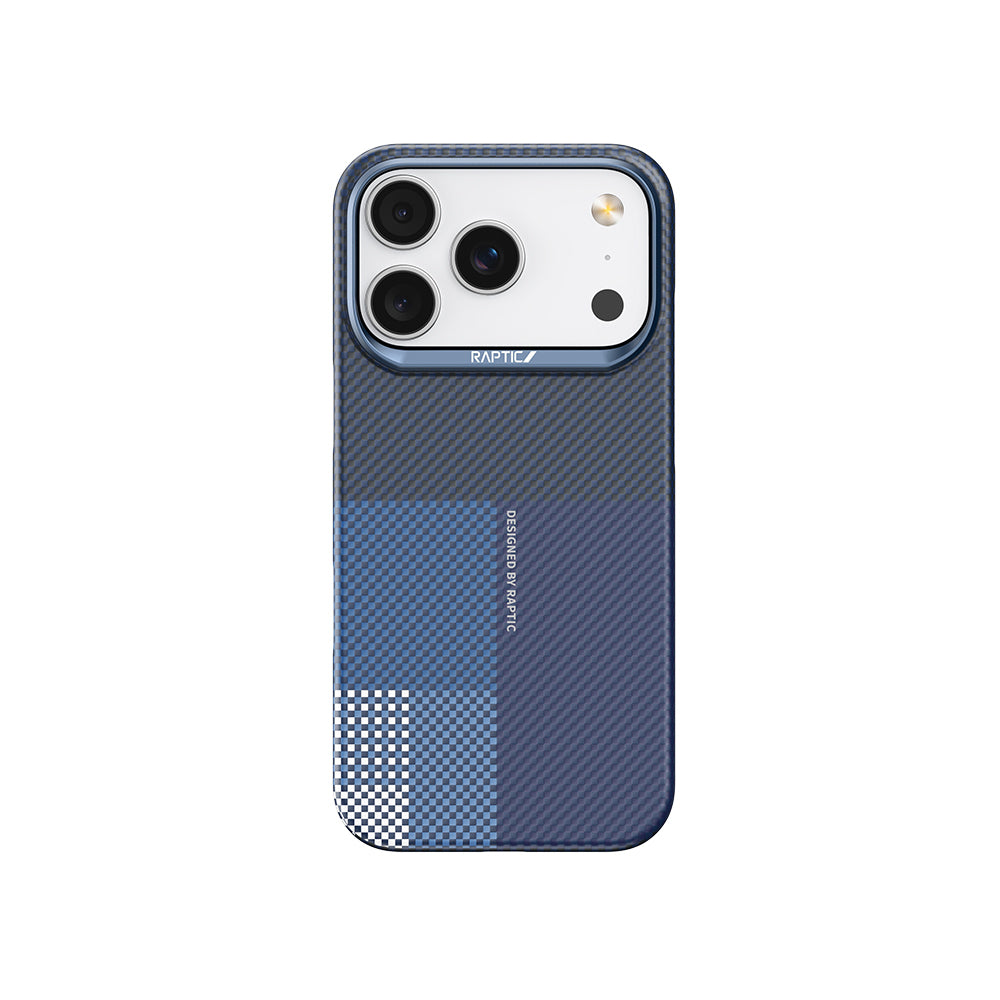 iPhone 17 Pro Max Kılıf M-safe Şarj Özellikli Raptic Aramid Skin Transform Serisi Karbon Kılıf