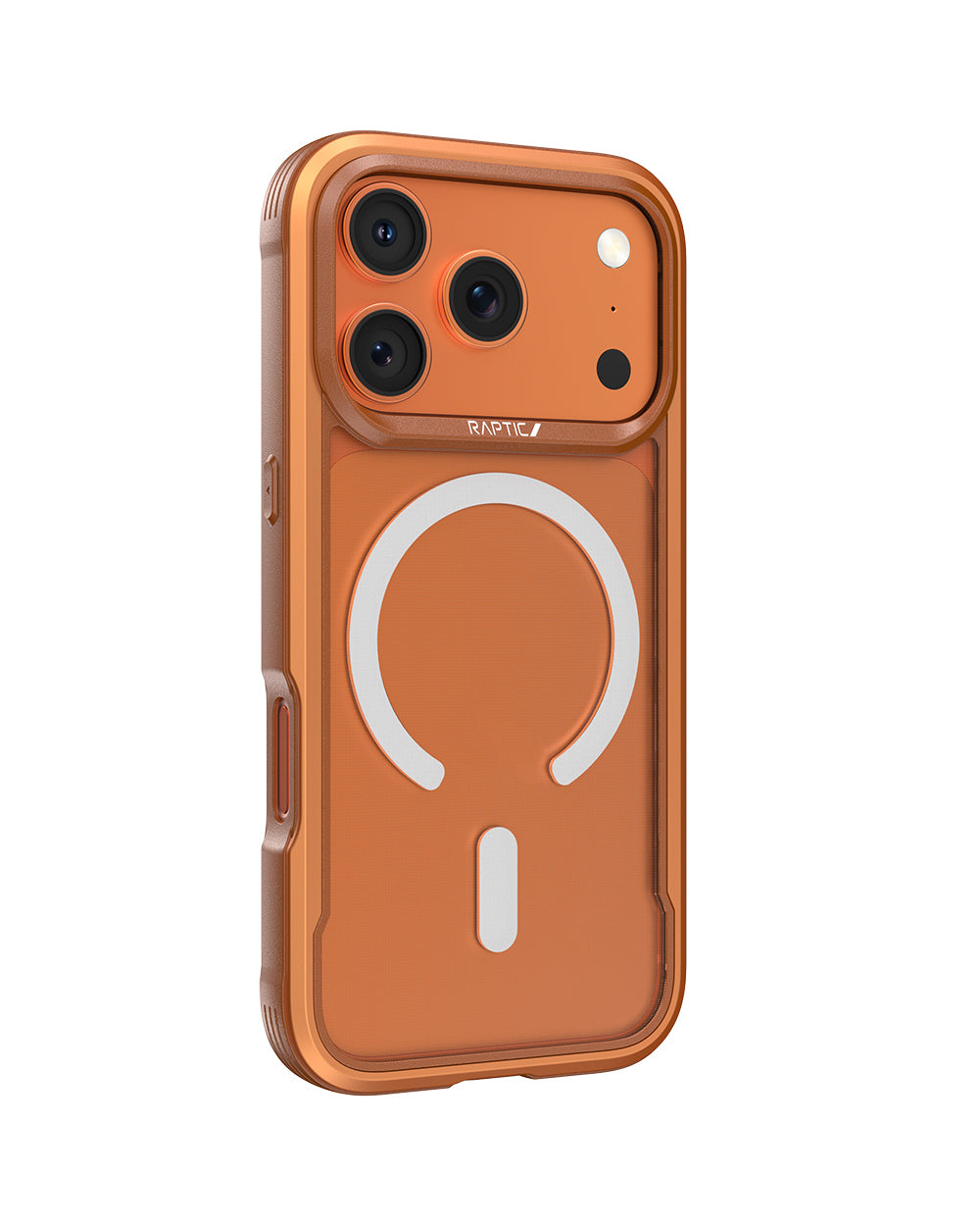 iPhone 17 Pro Max Kılıf M-safe Şarj Özellikli Raptic Shield Classic Serisi Şeffaf Arka Yüzey C-Magnet Kılıf