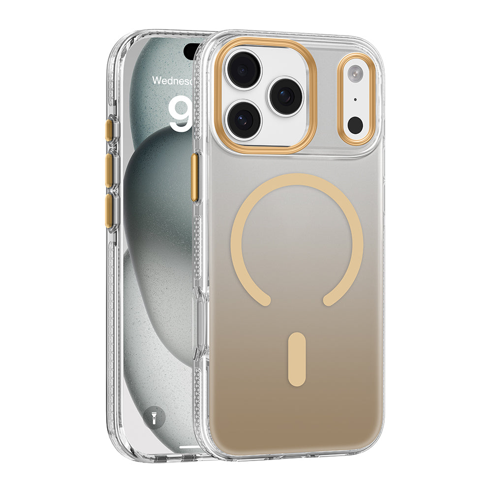 iPhone 17 Pro Max Kılıf M-safe Şarj Özellikli Sararmaya Karşı Dayanıklı Mutural Icesense Serisi Kılıf