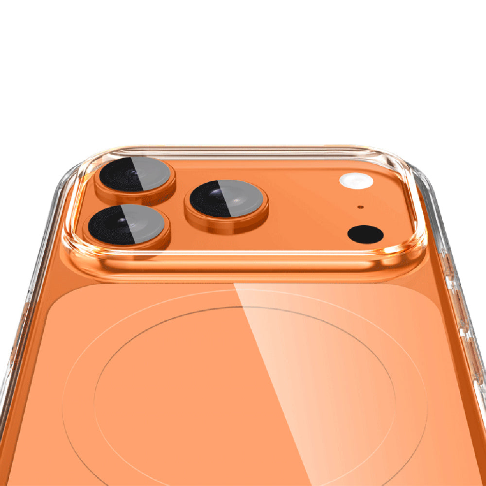 iPhone 17 Pro Max Kılıf M-safe Şarj Özellikli Şeffaf Tasarımlı Wlons Apel Kılıf