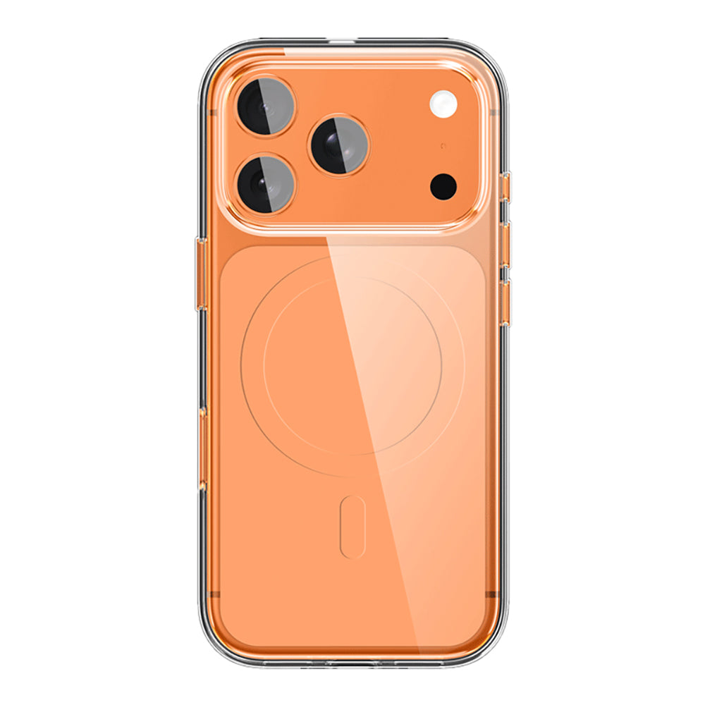 iPhone 17 Pro Max Kılıf M-safe Şarj Özellikli Şeffaf Tasarımlı Wlons Apel Kılıf