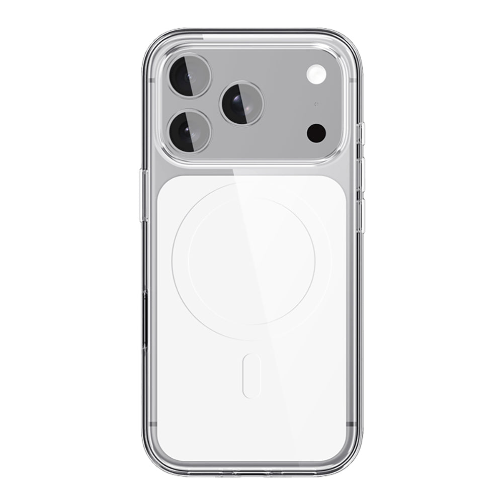 iPhone 17 Pro Max Kılıf M-safe Şarj Özellikli Şeffaf Tasarımlı Wlons Apel Kılıf