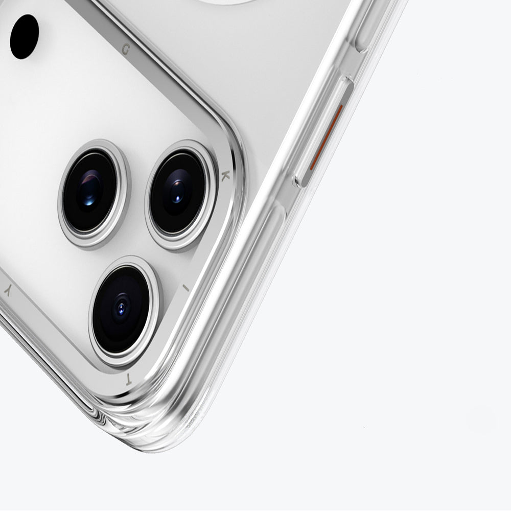 iPhone 17 Pro Max Kılıf M-safe Şarj Özellikli Şeffaf Youngkit Crystal Shield Serisi Kılıf