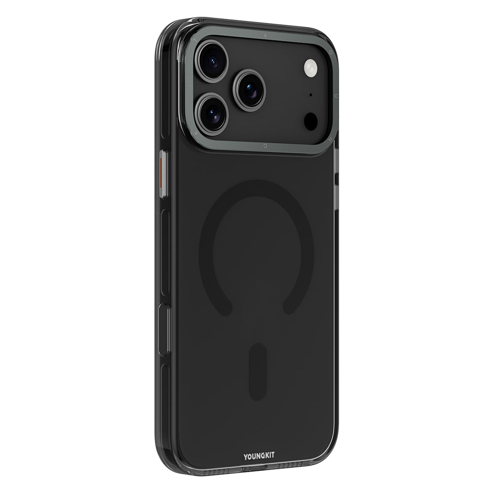 iPhone 17 Pro Max Kılıf M-safe Şarj Özellikli Şeffaf Youngkit Crystal Shield Serisi Kılıf