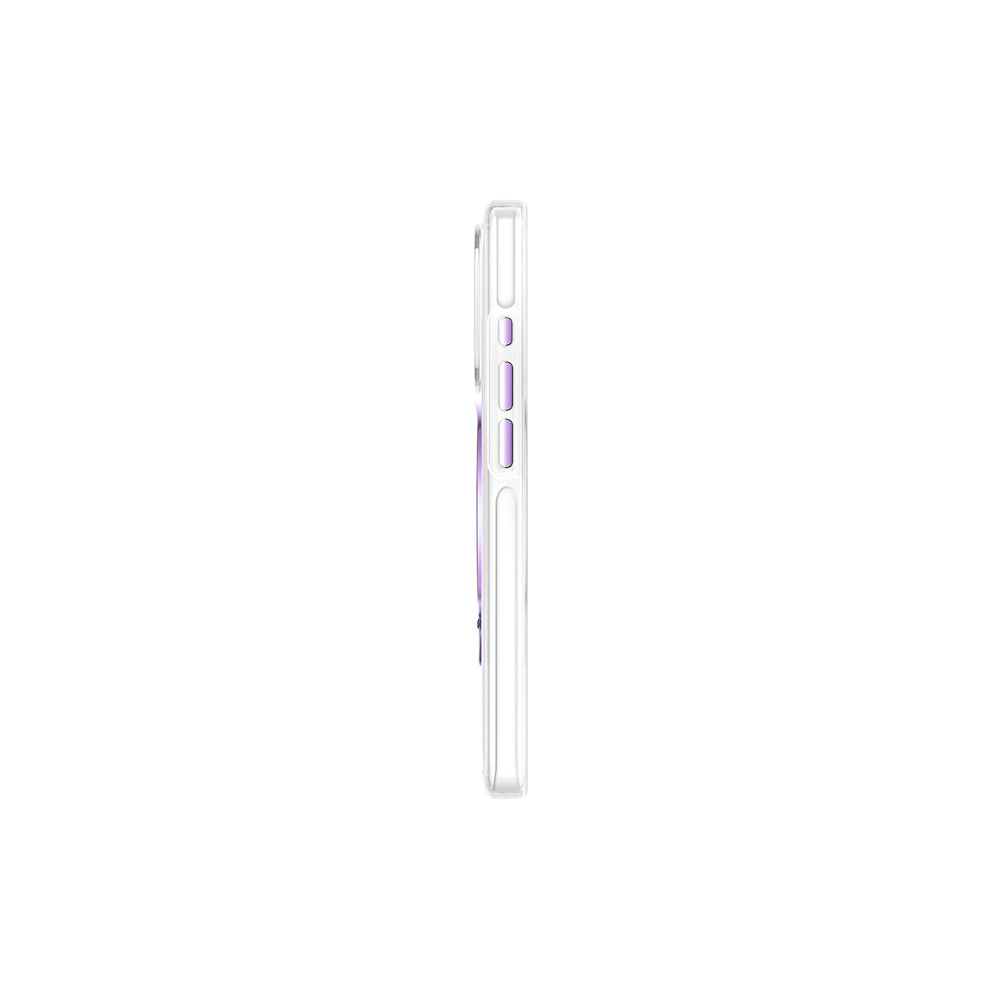 iPhone 17 Pro Max Kılıf M-safe Şarj Özellikli Simli Standlı Pynana Dancing Circle Trendy Serisi Kılıf