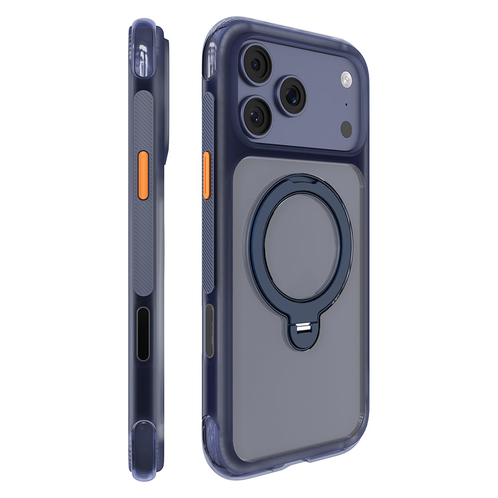 iPhone 17 Pro Max Kılıf M-safe Şarj Özellikli Standlı Airbag Tasarımlı Mutural Air Shield Serisi Kılıf