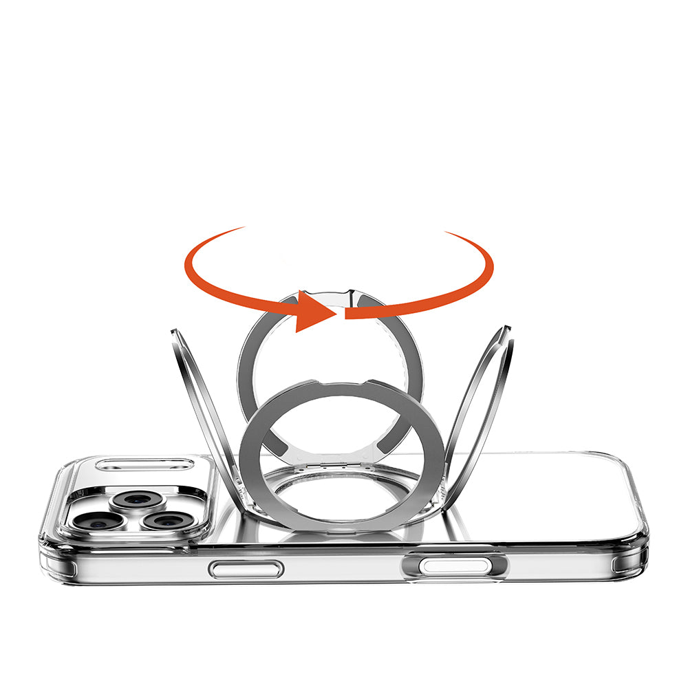 iPhone 17 Pro Max Kılıf M-safe Şarj Özellikli Standlı Airbag Tasarımlı Mutural Fresh Serisi Kılıf