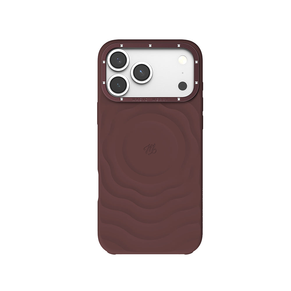 iPhone 17 Pro Max Kılıf M-safe Şarj Özellikli Wiwu Magic Merry Blossom Drift Serisi Kılıf
