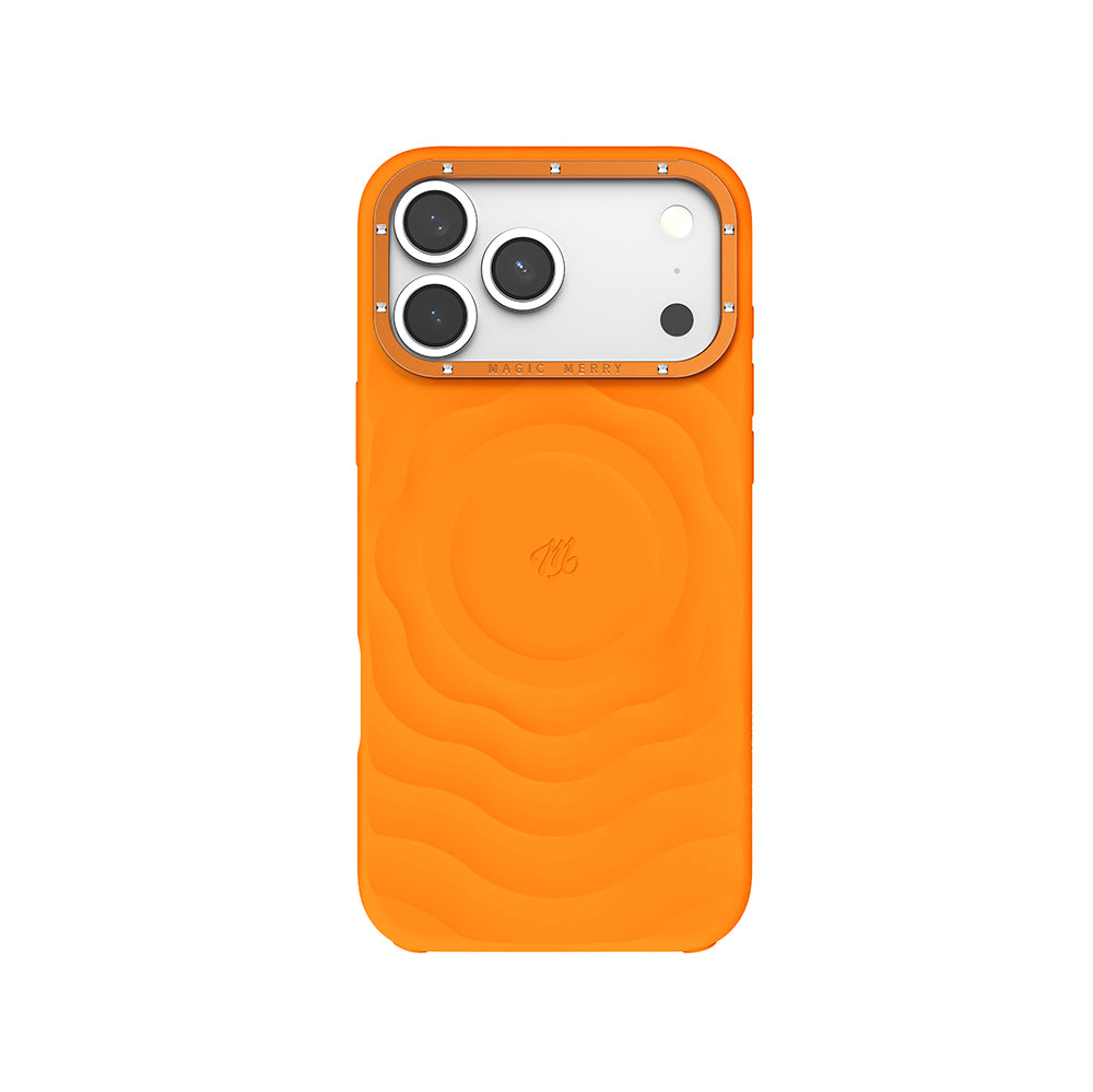 iPhone 17 Pro Max Kılıf M-safe Şarj Özellikli Wiwu Magic Merry Blossom Drift Serisi Kılıf