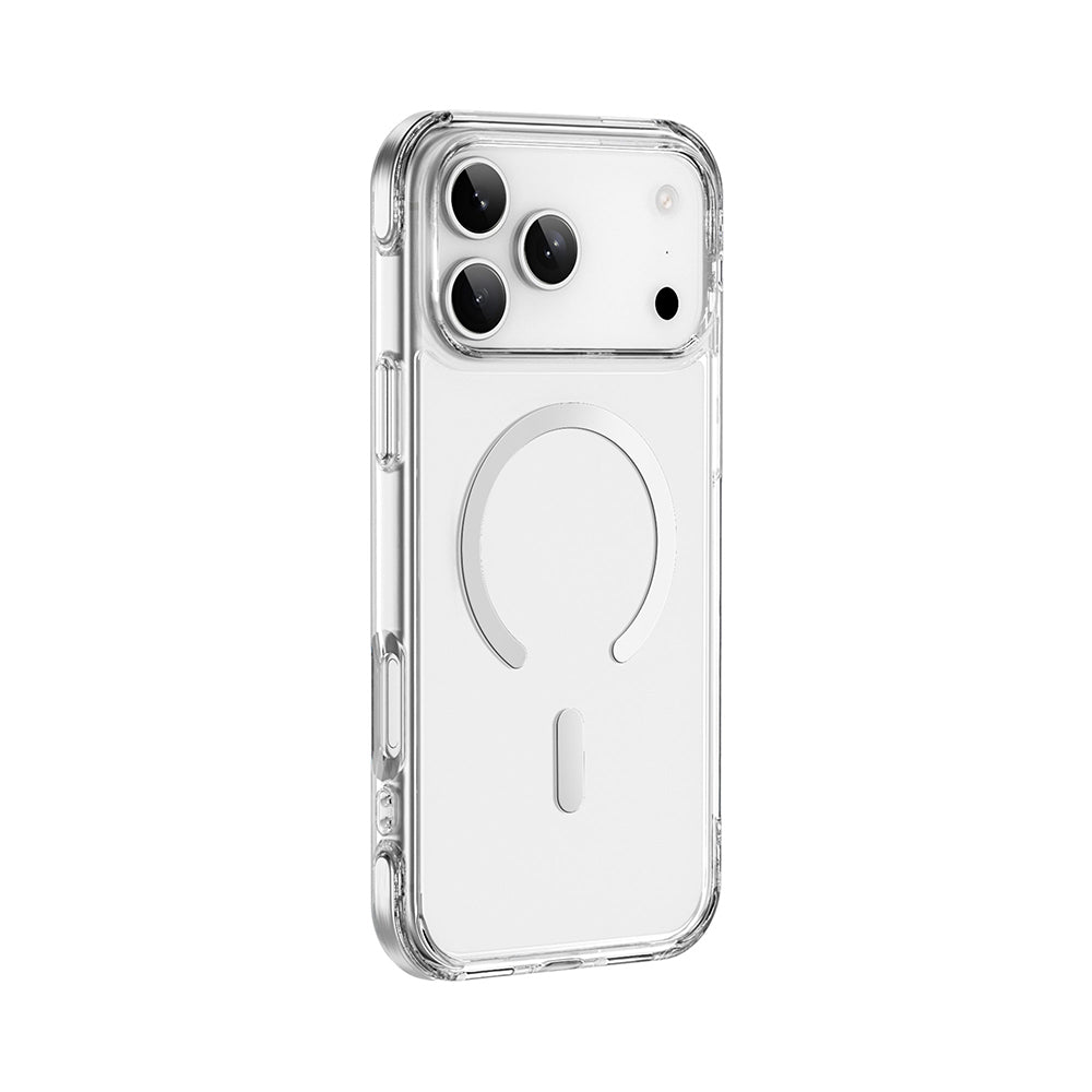 iPhone 17 Pro Max Kılıf M-safe Şarj Özellikli Wiwu MCC-702 Titanyum Pro Serisi Sert PC Kılıf