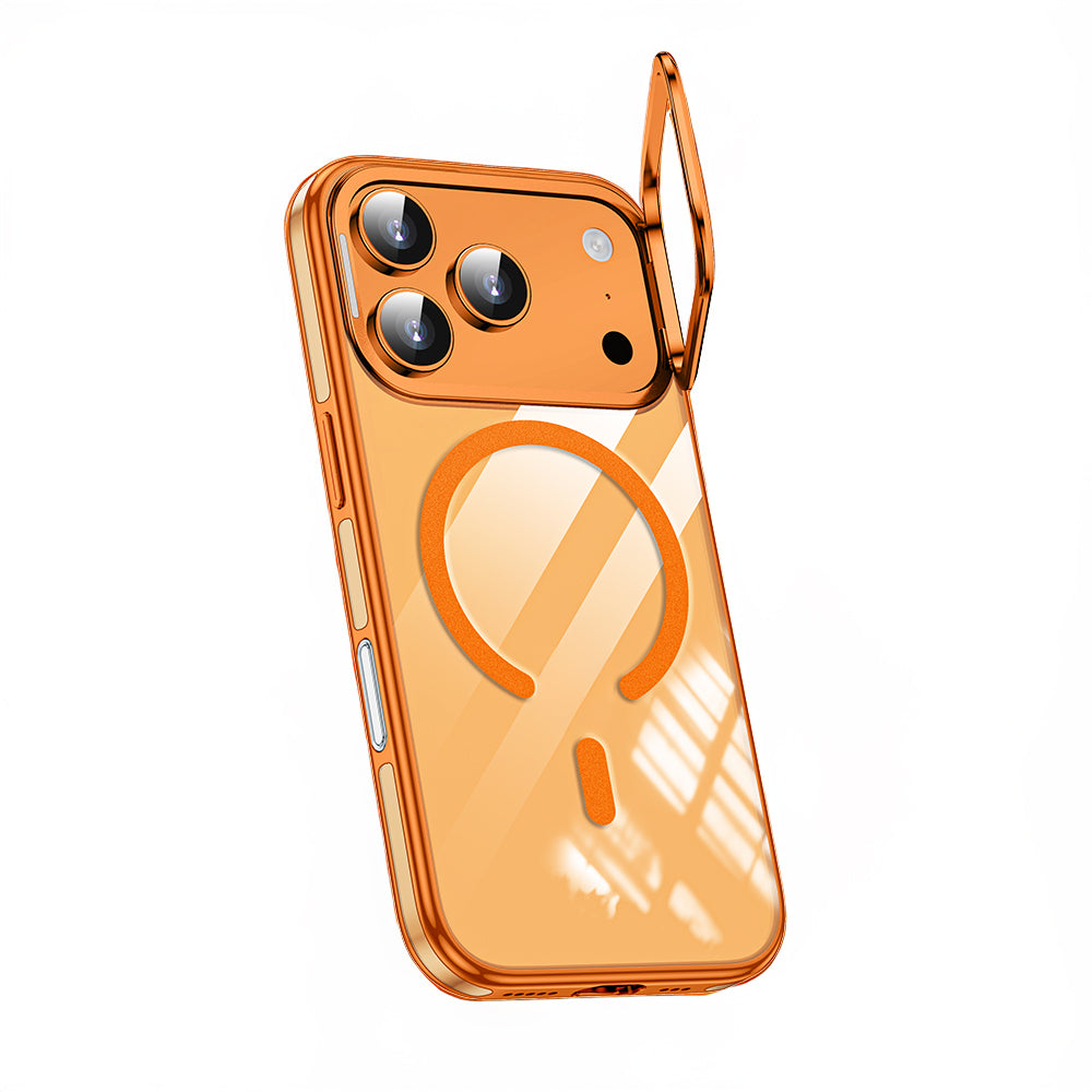 iPhone 17 Pro Max Kılıf M-safe Şarj Özellikli Wlons Standlı Efsane Kılıf