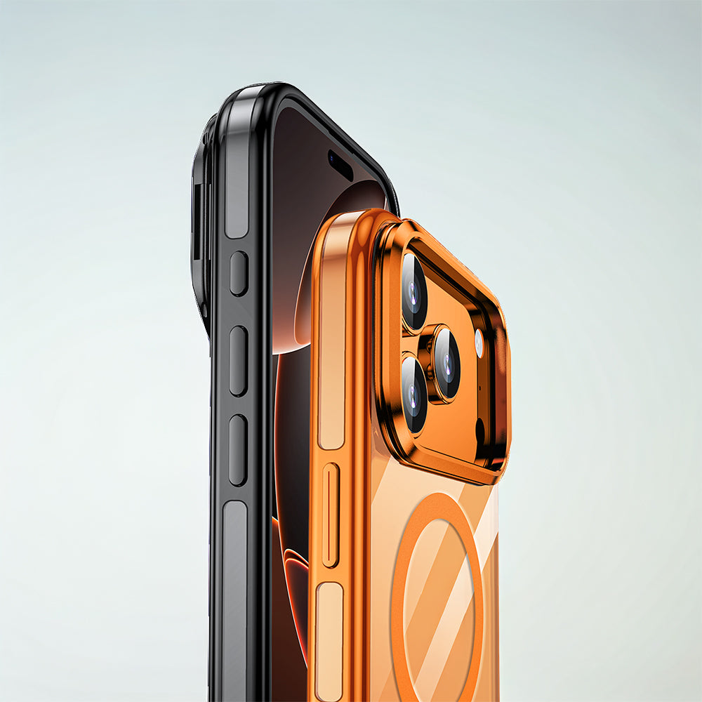iPhone 17 Pro Max Kılıf M-safe Şarj Özellikli Wlons Standlı Efsane Kılıf