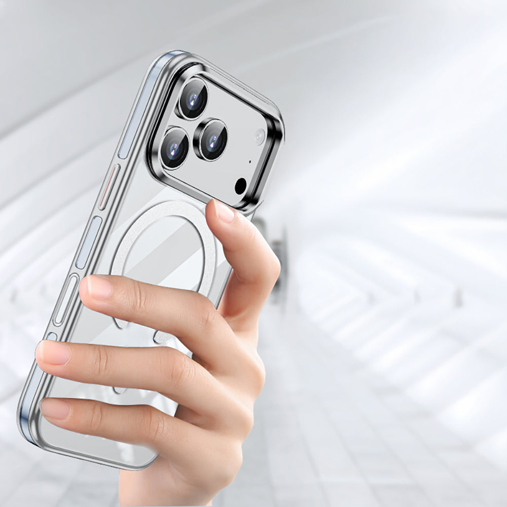 iPhone 17 Pro Max Kılıf M-safe Şarj Özellikli Wlons Standlı Efsane Kılıf