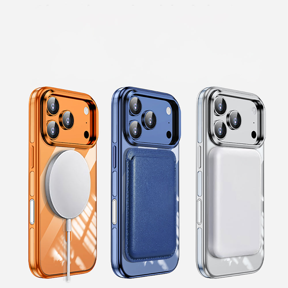 iPhone 17 Pro Max Kılıf M-safe Şarj Özellikli Wlons Standlı Efsane Kılıf