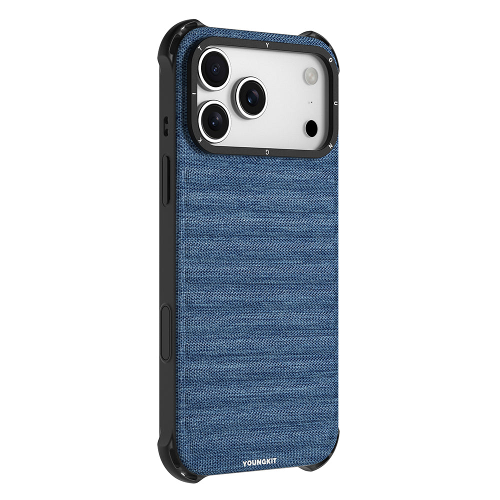 iPhone 17 Pro Max Kılıf M-safe Şarj Özellikli Youngkit Canvas Serisi Kılıf