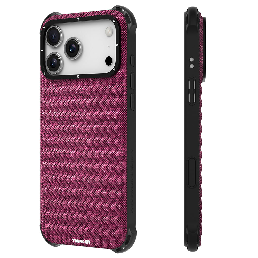 iPhone 17 Pro Max Kılıf M-safe Şarj Özellikli Youngkit Canvas Serisi Kılıf