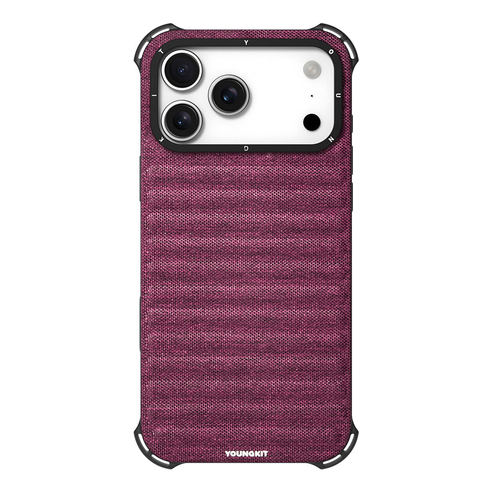 iPhone 17 Pro Max Kılıf M-safe Şarj Özellikli Youngkit Canvas Serisi Kılıf