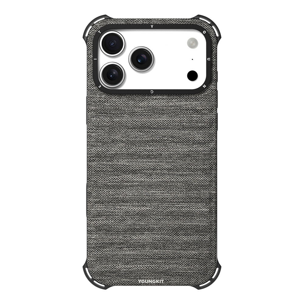 iPhone 17 Pro Max Kılıf M-safe Şarj Özellikli Youngkit Canvas Serisi Kılıf