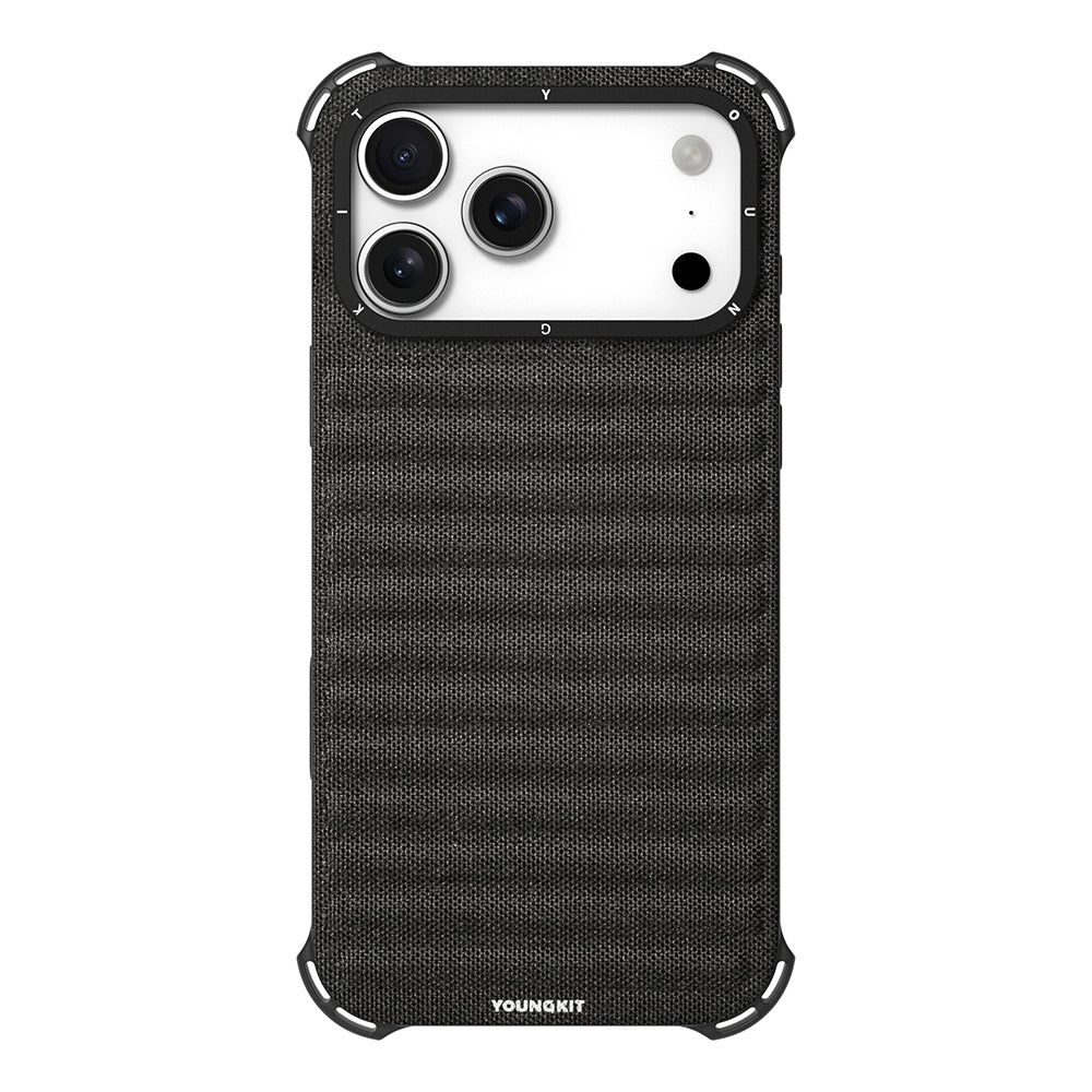 iPhone 17 Pro Max Kılıf M-safe Şarj Özellikli Youngkit Canvas Serisi Kılıf