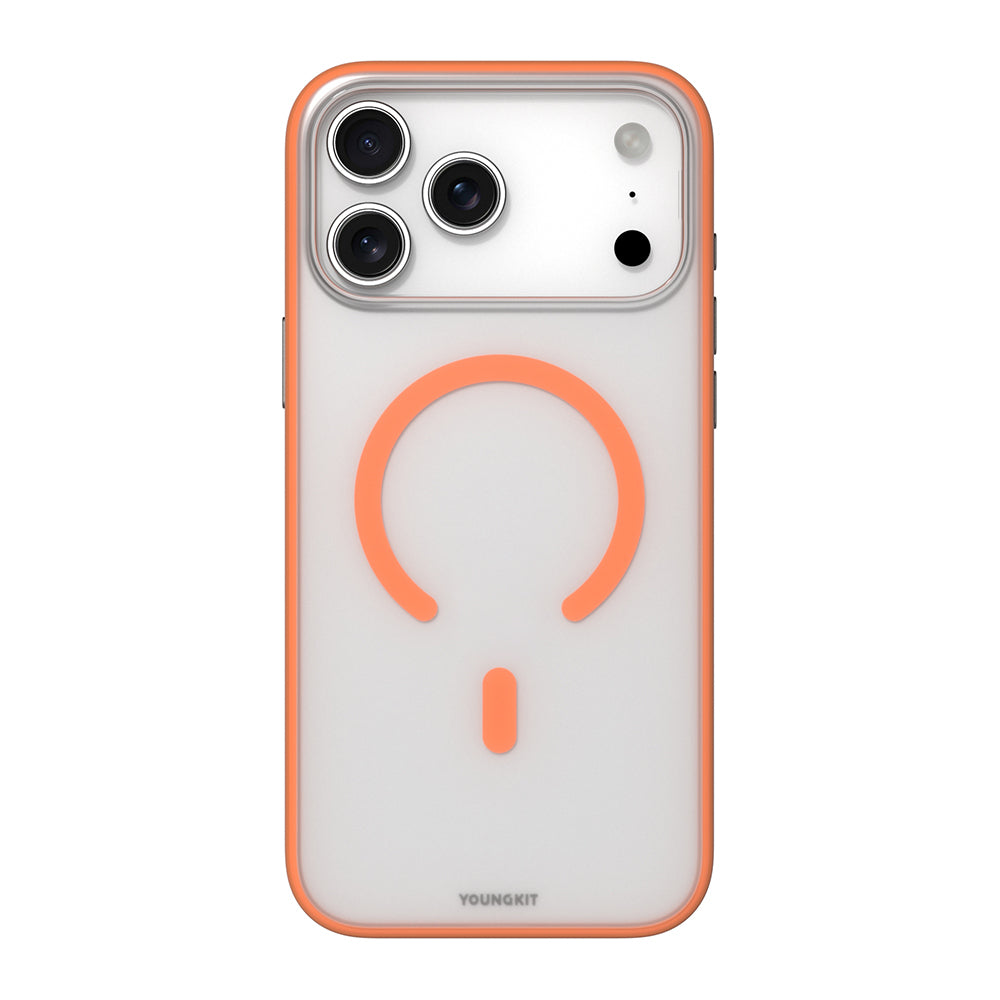iPhone 17 Pro Max Kılıf M-safe Şarj Özellikli Youngkit Clear Serisi Kılıf