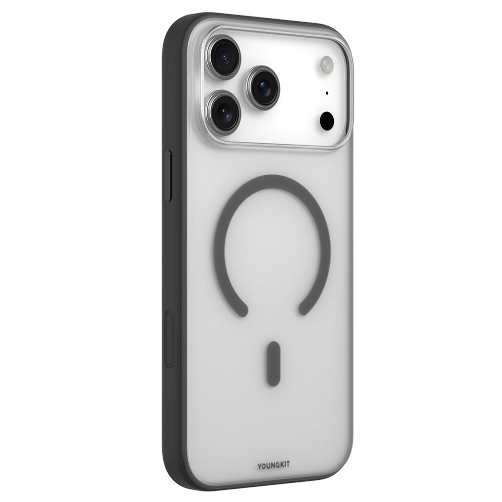 iPhone 17 Pro Max Kılıf M-safe Şarj Özellikli Youngkit Clear Serisi Kılıf