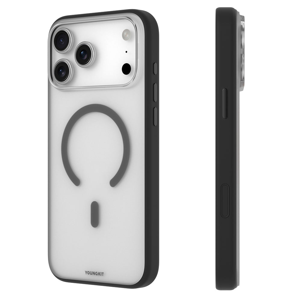 iPhone 17 Pro Max Kılıf M-safe Şarj Özellikli Youngkit Clear Serisi Kılıf