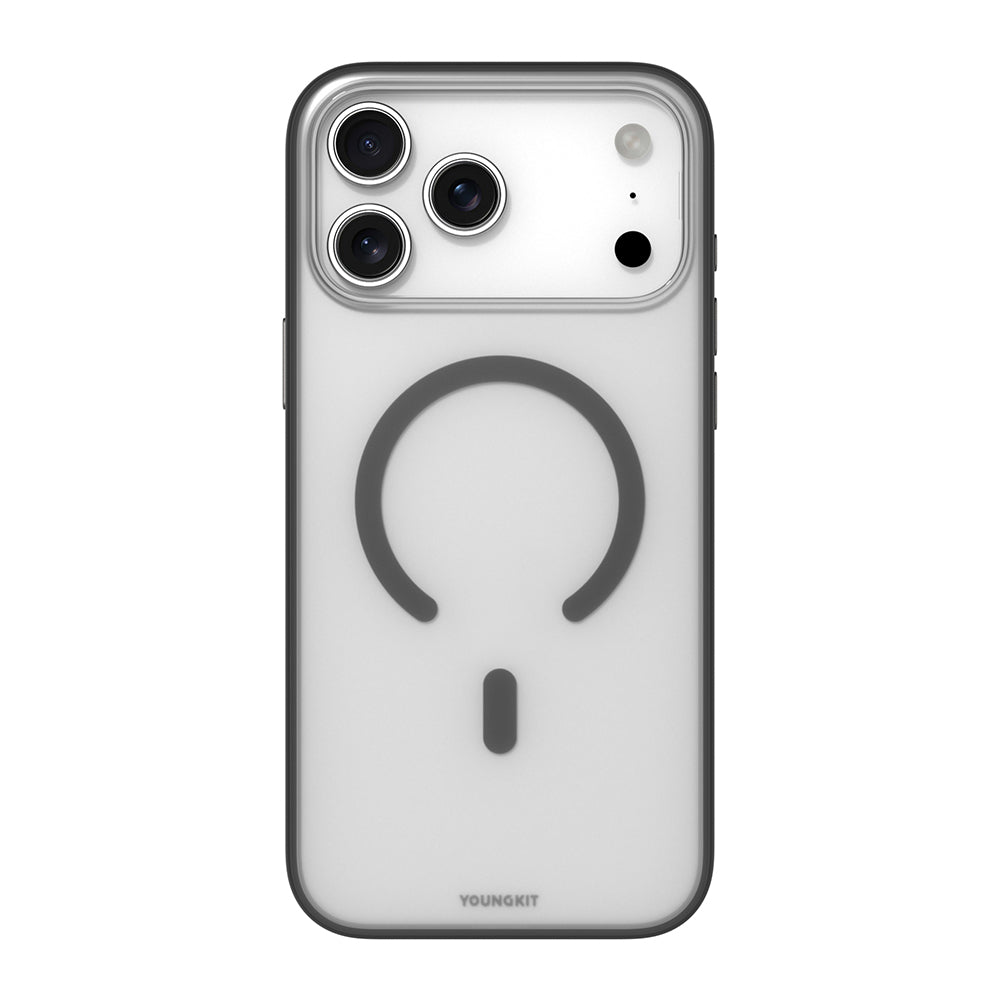 iPhone 17 Pro Max Kılıf M-safe Şarj Özellikli Youngkit Clear Serisi Kılıf