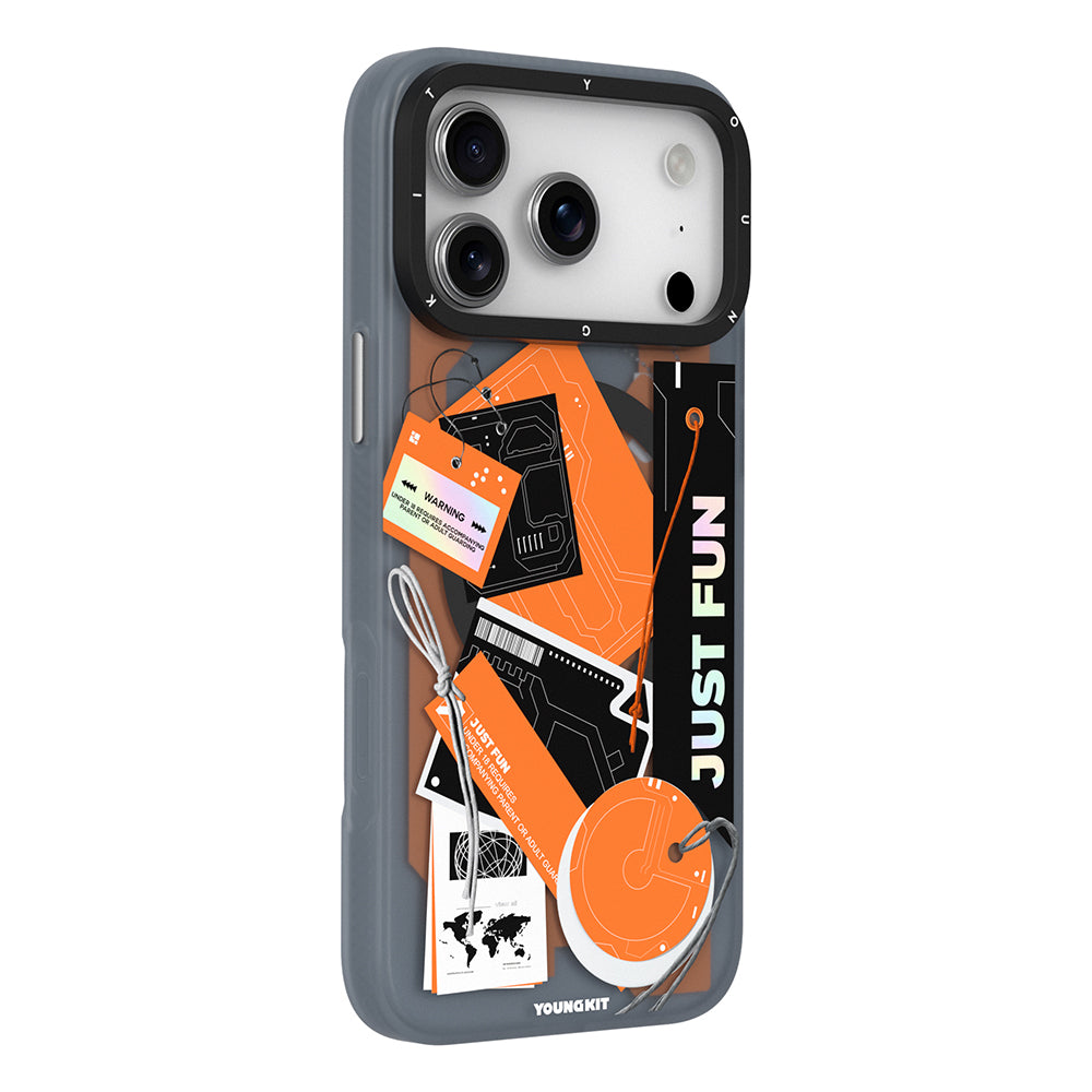 iPhone 17 Pro Max Kılıf M-Safe Şarj Özellikli Youngkit Different Dimension Serisi Kılıf