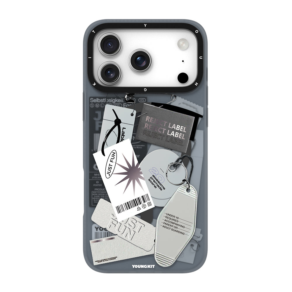 iPhone 17 Pro Max Kılıf M-Safe Şarj Özellikli Youngkit Different Dimension Serisi Kılıf