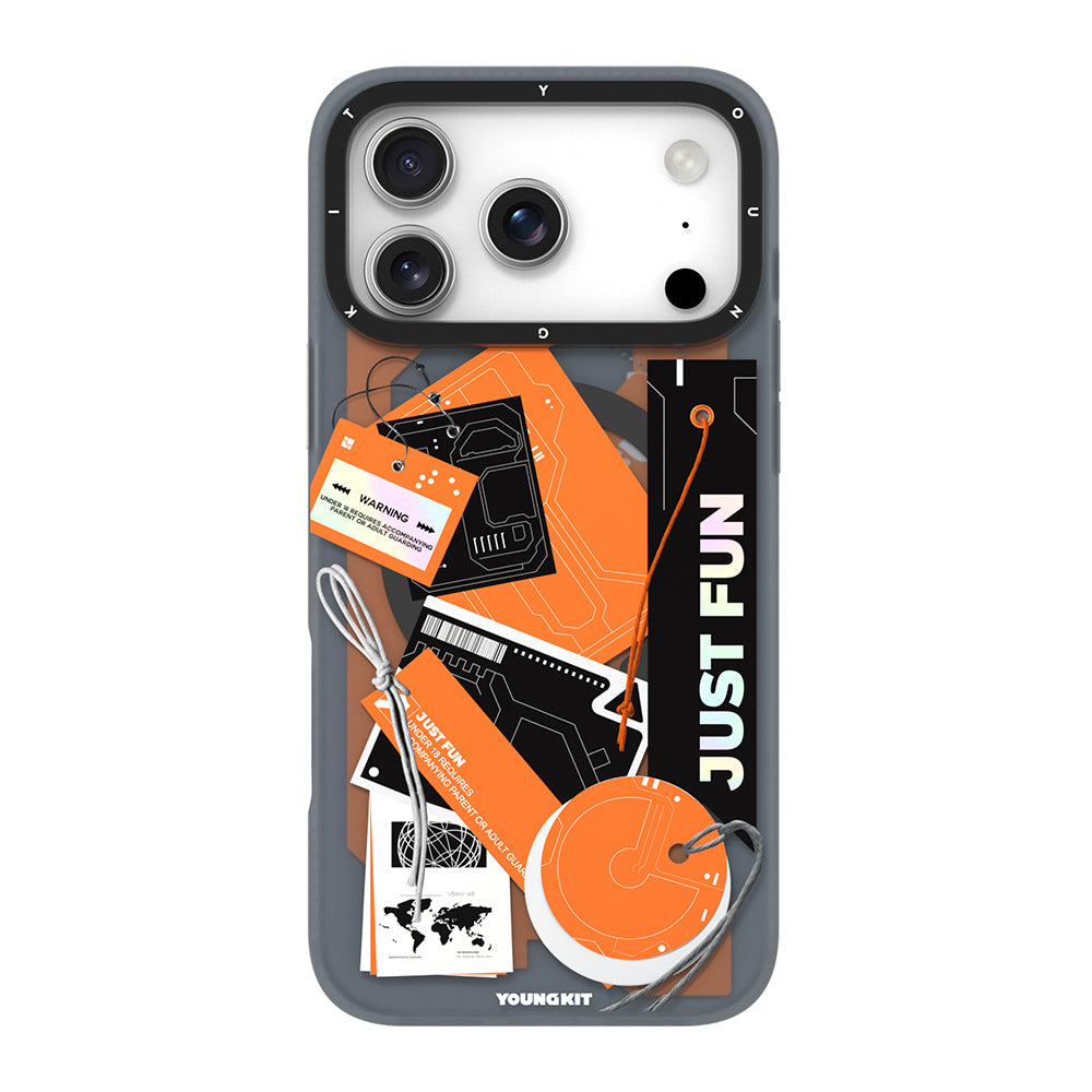 iPhone 17 Pro Max Kılıf M-Safe Şarj Özellikli Youngkit Different Dimension Serisi Kılıf