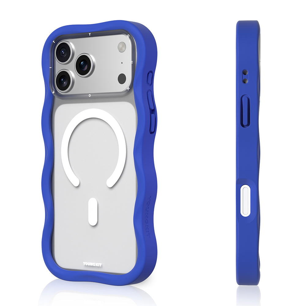 iPhone 17 Pro Max Kılıf M-safe Şarj Özellikli Youngkit Wave Matte Serisi Kılıf
